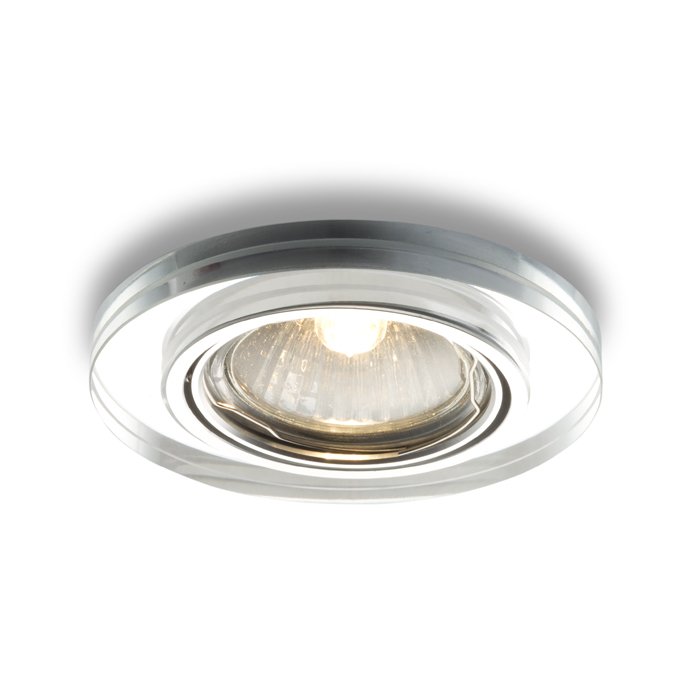 RENDL MIRROLA R zápustná nakláňacia zrkadlo/číre sklo 230V GU10 50W – obrázok 1