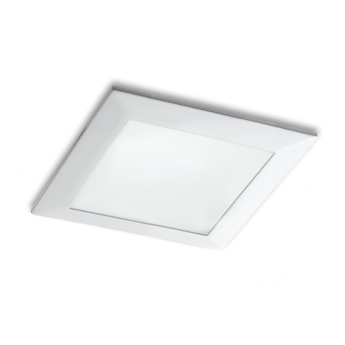 RENDL SEEYOU 11 štvorcová zápustná biela 230V/350mA LED 10W 3000K – obrázok 1