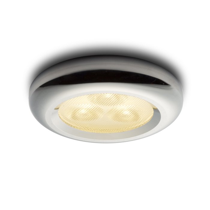 RENDL ESTA LED LED zápustná vr. ovládača chróm 230V/350mA LED 3x1W 3000K – obrázok 1