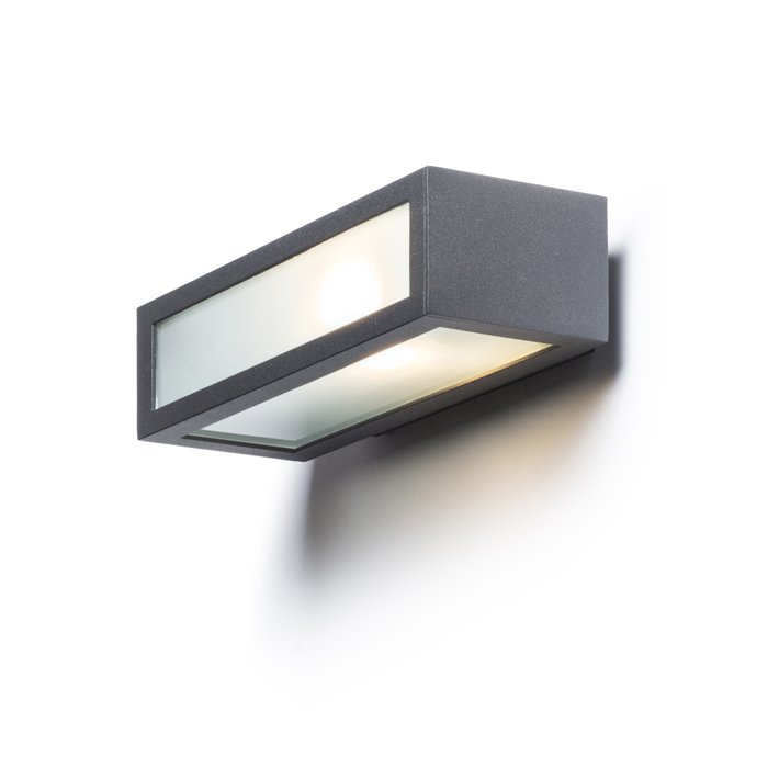 RENDL GINO nástenná antracitová 230V LED E27 11W IP44 – obrázok 1