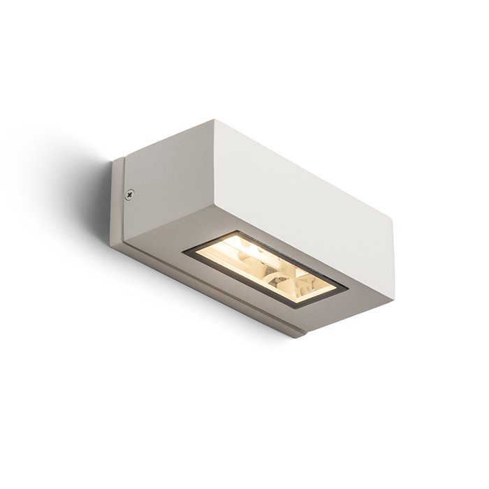 RENDL WOOP nástenná biela 230V R7s 78mm 12W IP54 – obrázok 1