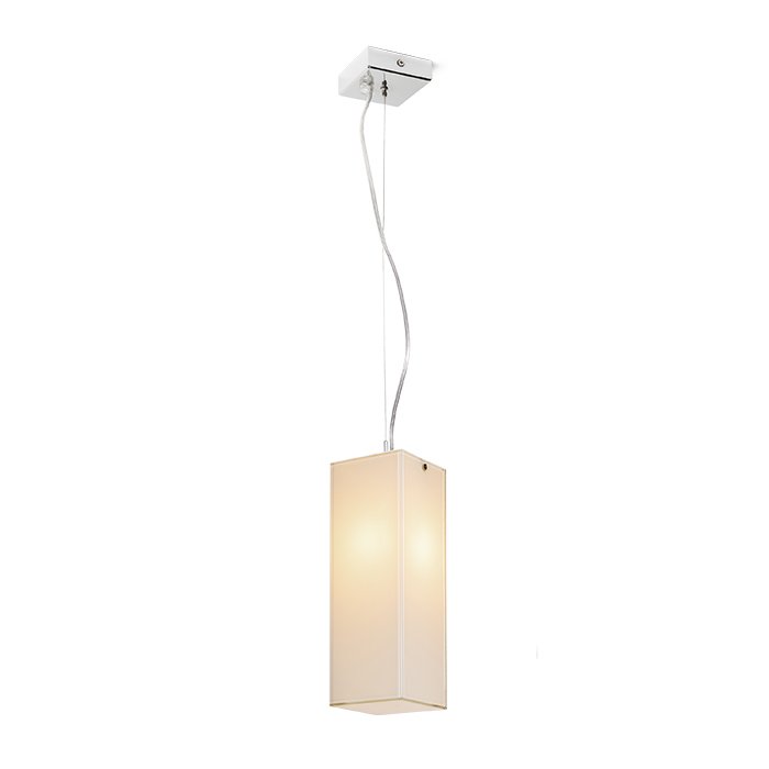 RENDL LUCIA 30x10 závesná satinované sklo/chróm 230V LED E27 15W – obrázok 1