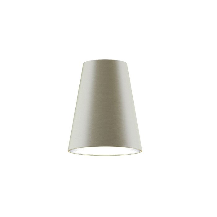 RENDL CONNY 25/30 stolné tienidlo Monaco holubia sivá/strieborné PVC max. 23W – obrázok 1