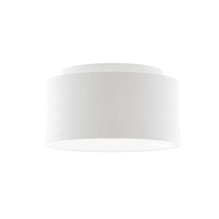 RENDL DOUBLE 55/30 tienidlo Polycotton biela/biele PVC max. 23W – obrázok 1