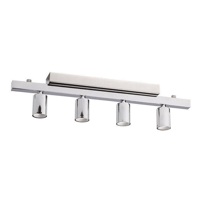 RENDL RALLONG IV stropná základňa chróm 230V LED E27 4x15W – obrázok 1