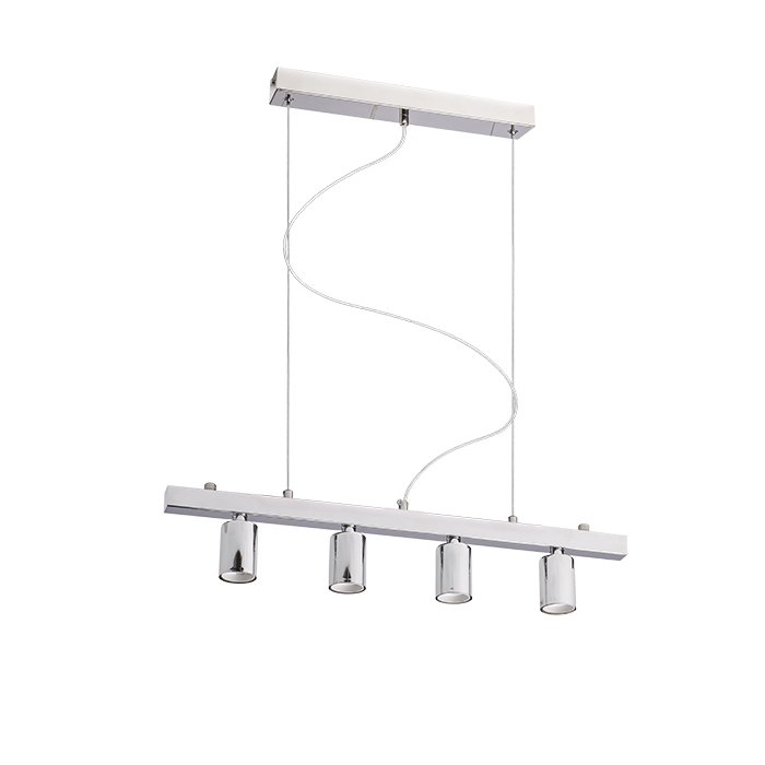 RENDL RALLONG IV závesná základňa chróm 230V LED E27 4x15W – obrázok 1