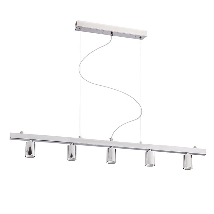 RENDL RALLONG V závesná základňa chróm 230V LED E27 5x15W – obrázok 1