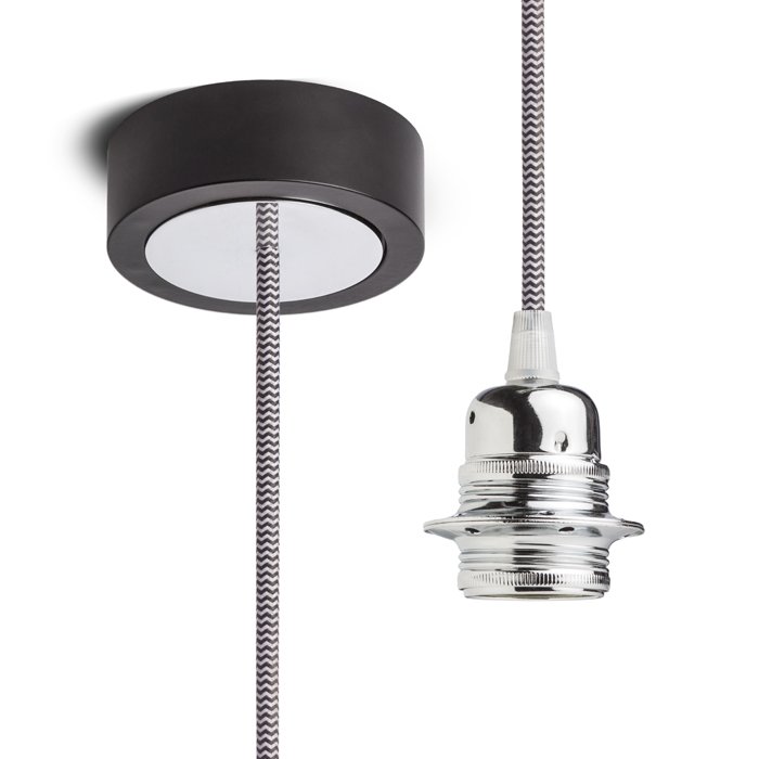 RENDL HEX závesná súprava ČZ+Č/BK+CHO+CHK1 230V LED E27 15W – obrázok 1