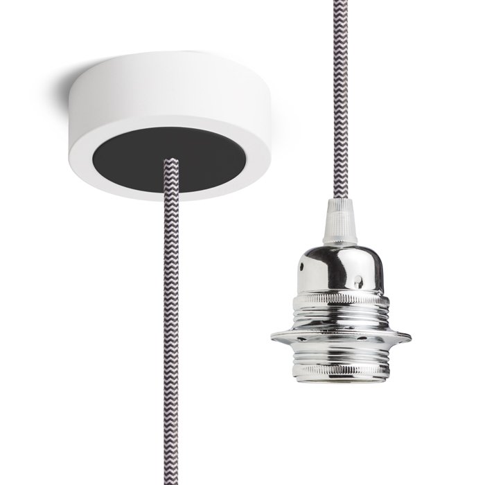 RENDL HEX závesná súprava BZ+Č/BK+CHO+ČK1 230V LED E27 15W – obrázok 1