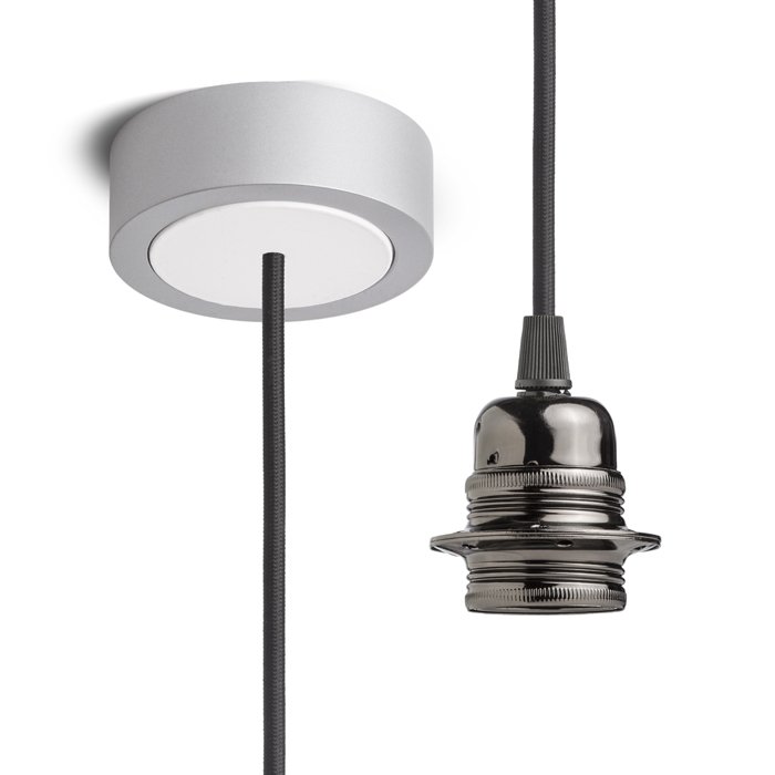 RENDL HEX závesná súprava SSZ+ČK+ČCHO+BK1 čierna 230V LED E27 15W – obrázok 1
