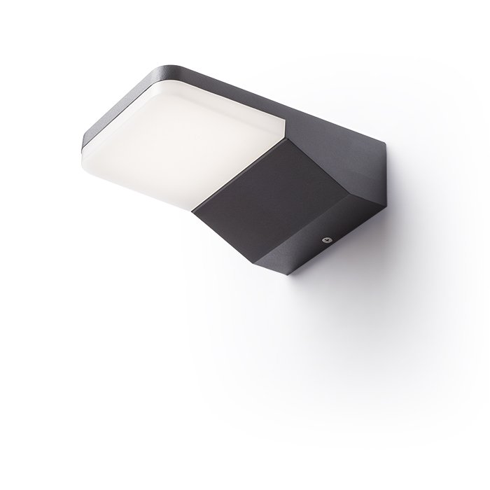 RENDL VIRGO nástenná antracitová 230V LED 9W IP65 3000K – obrázok 1