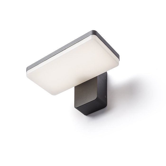 RENDL RINA nástenná antracitová 230V LED 12W IP65 3000K – obrázok 1
