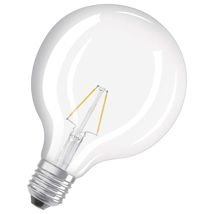 RENDL OSRAM Retrofit Globe 125 číra 230V E27 LED EQ25 2700K – obrázok 1