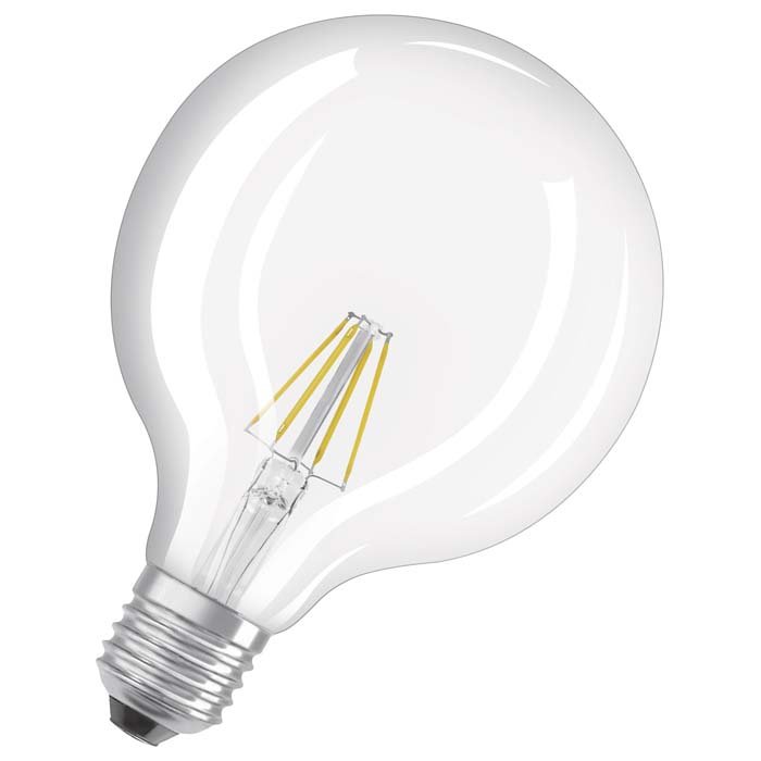 RENDL OSRAM Retrofit Globe 125 číra 230V E27 LED EQ40 2700K – obrázok 1