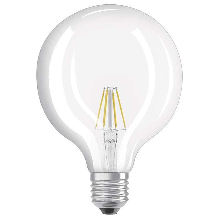 RENDL OSRAM Retrofit Globe 125 číra 230V E27 LED EQ60 2700K – obrázok 1