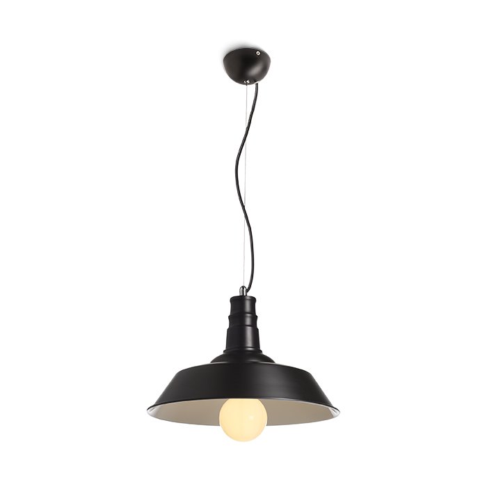 RENDL GOLDIE 36 závesná čierna/biela 230V LED E27 30W – obrázok 1