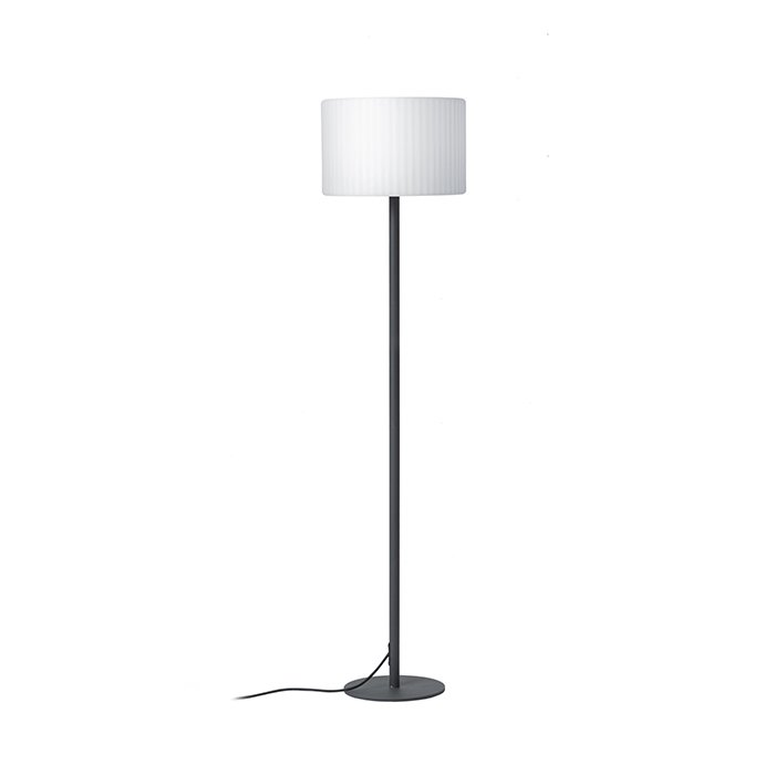 RENDL BOSANNA 150 stojanová antracitová satinovaný PE 230V LED E27 15W IP65 – obrázok 1