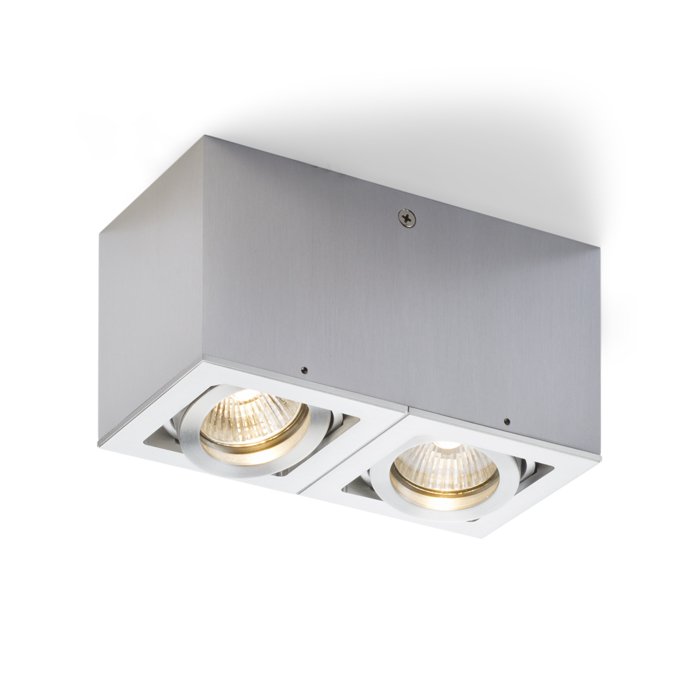 RENDL BERIT II hliník 230V GU10 2x50W – obrázok 1