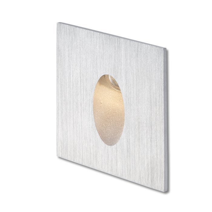 RENDL ELICA SQ zápustná česaný hliník 230V LED 3W IP54 3000K – obrázok 1