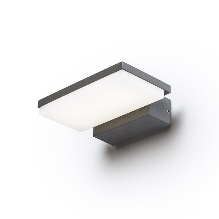 RENDL XYLO nástenná antracitová 230V LED 8W IP54 3000K – obrázok 1