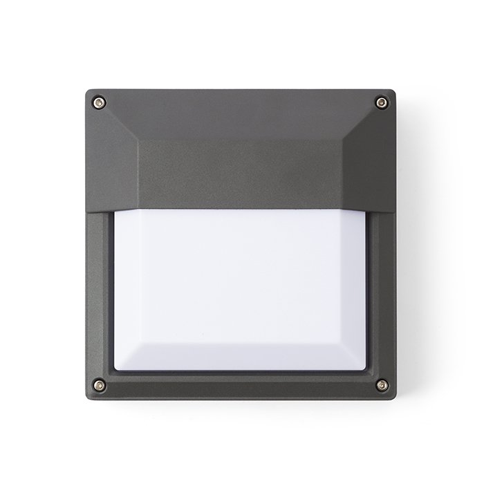 RENDL DELTA 215 nástenná antracitová 230V LED E27 15W IP54 – obrázok 1