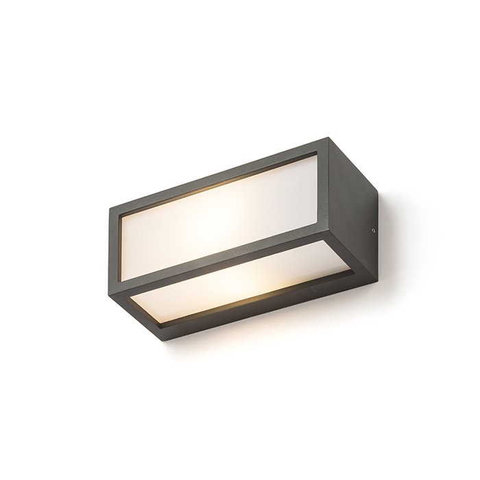 RENDL DURANT nástenná antracitová 230V LED E27 15W IP54 – obrázok 1