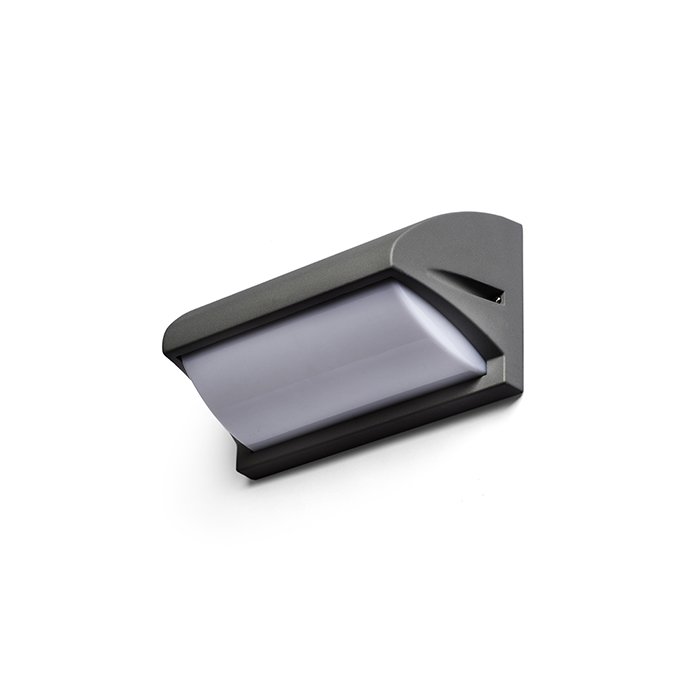 RENDL MORA nástenná antracitová 230V LED E27 15W IP54 – obrázok 1