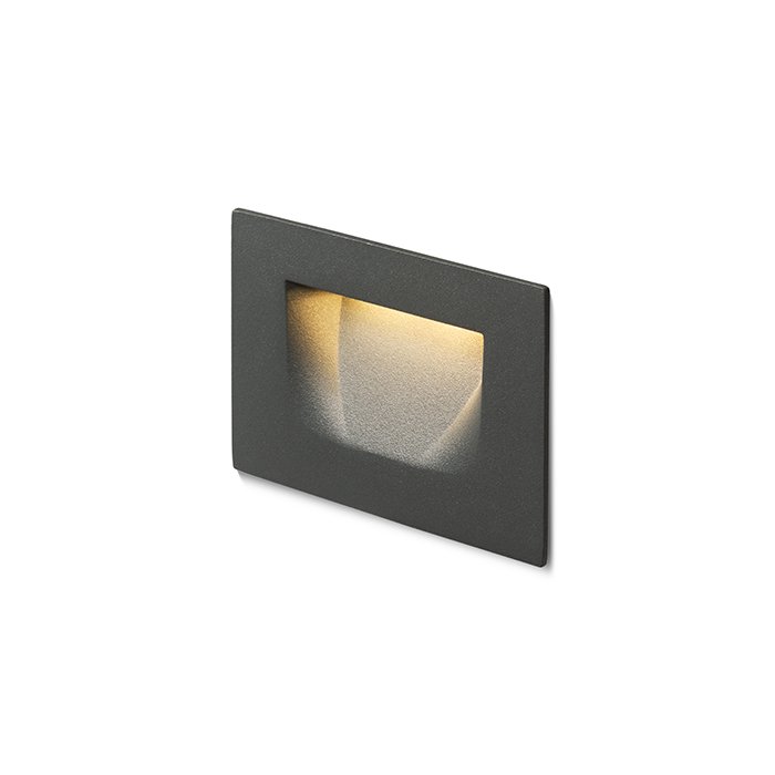 RENDL PER zápustná antracitová 230V LED 3W IP54 3000K – obrázok 1