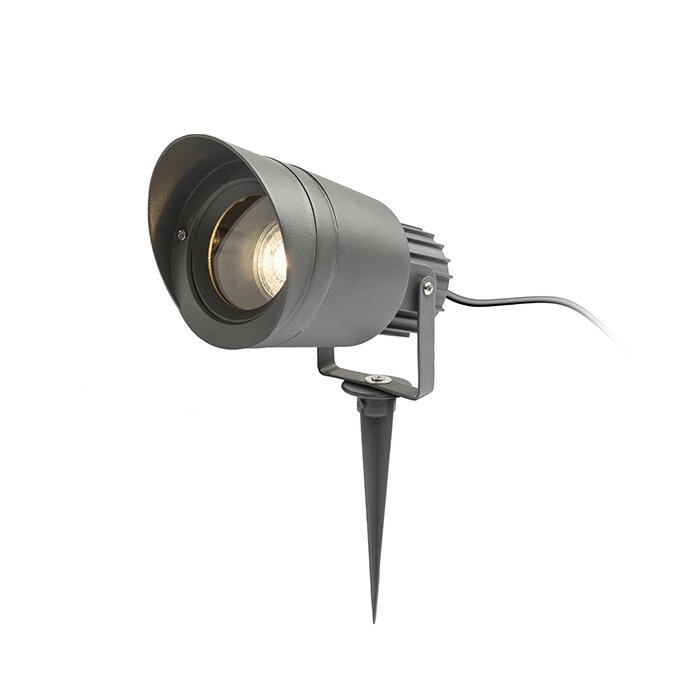 RENDL CORDOBA na bodci antracitová 230V LED GU10 8W IP54 – obrázok 1