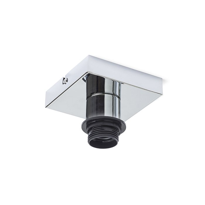 RENDL SOLO SQ stropná základňa chróm 230V LED E27 15W – obrázok 1