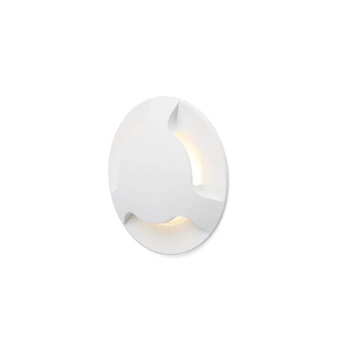 RENDL KICK III zápustná biela 230V LED 3W IP54 3000K – obrázok 1