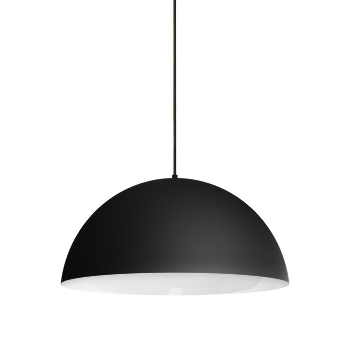 RENDL MONROE 50 závesná matná čierna/biela 230V LED E27 30W – obrázok 1