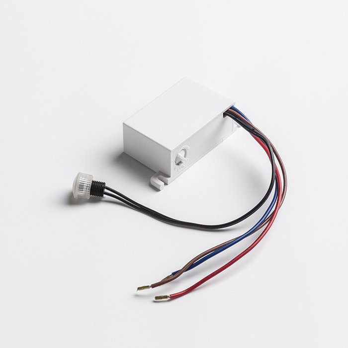 RENDL DARK SENSOR 5-50 Lux vstavaný biela 230V IP44 – obrázok 1