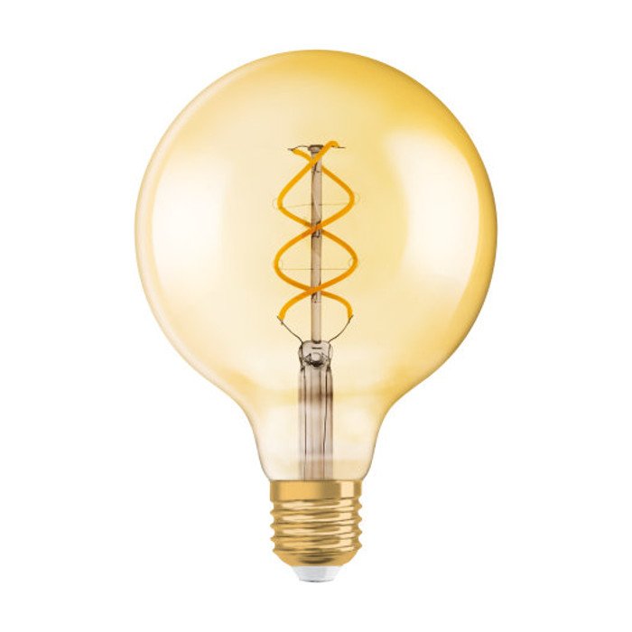 RENDL OSRAM Vintage Globe 125 SPIRAL jantárová 230V E27 LED EQ25 2000K – obrázok 1