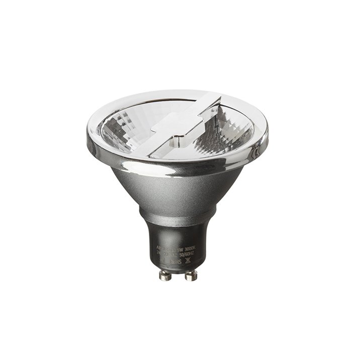 RENDL ALFA 69 striebornosivá chróm 230V GU10 LED 6W 24° 4000K – obrázok 1
