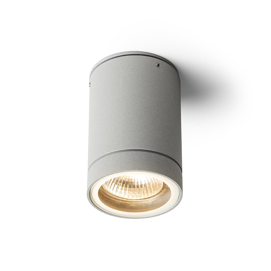 RENDL SAMMY stropná sivá 230V LED GU10 15W IP54 – obrázok 1