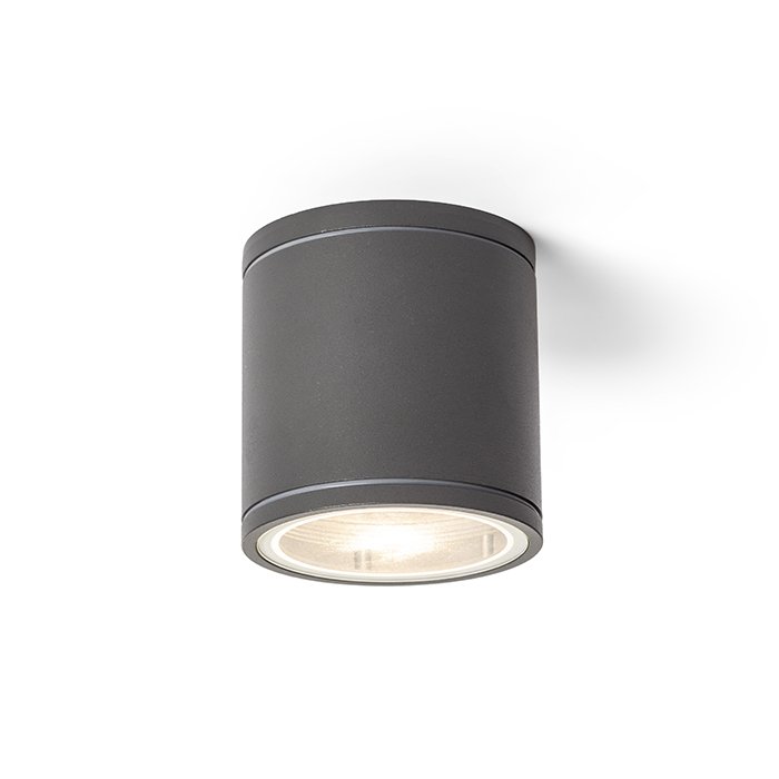 RENDL LIZZI stropná antracitová 230V LED GU10 8W IP54 – obrázok 1