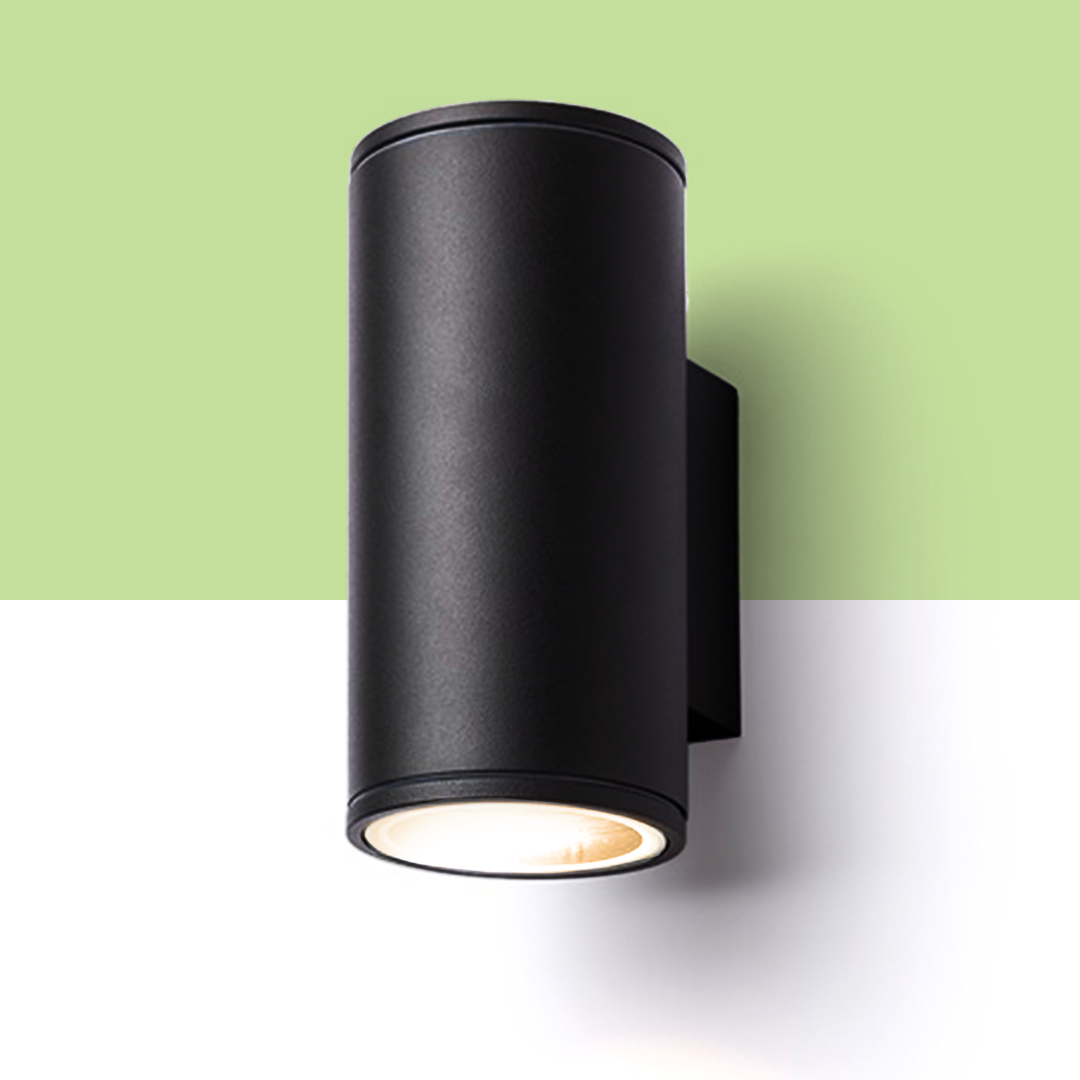 RENDL LIZZI II nástenná antracitová 230V LED GU10 2x8W IP54 – obrázok 1