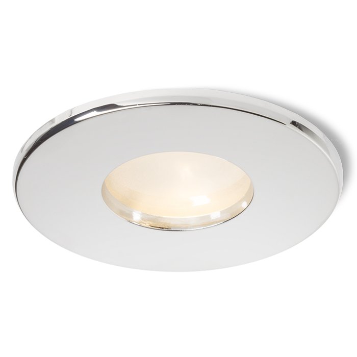 RENDL SPLASH R zápustná chróm 230V LED GU10 8W IP65 – obrázok 1