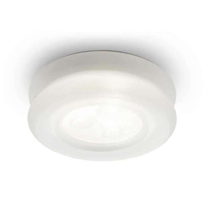 RENDL OSONA S kruhová zápustná satinovaný akrylát 230V/350mA LED 3x1W 4000K – obrázok 1
