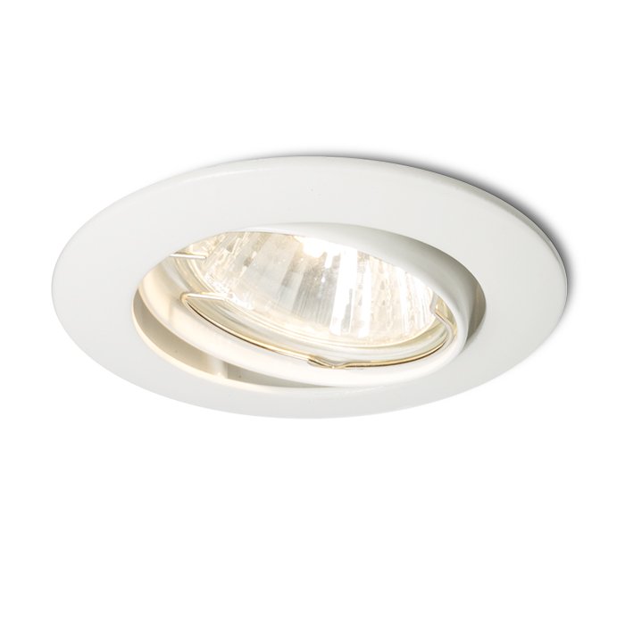 RENDL TOPIC R nakláňacia matná biela 230V LED GU10 8W – obrázok 1