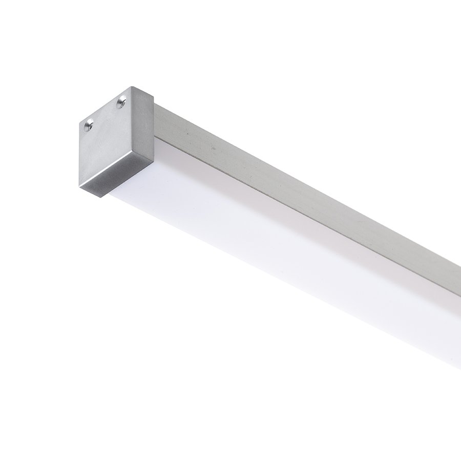 RENDL LED PROFILE D prisadený 1m hliník/mliečny akrylát – obrázok 1