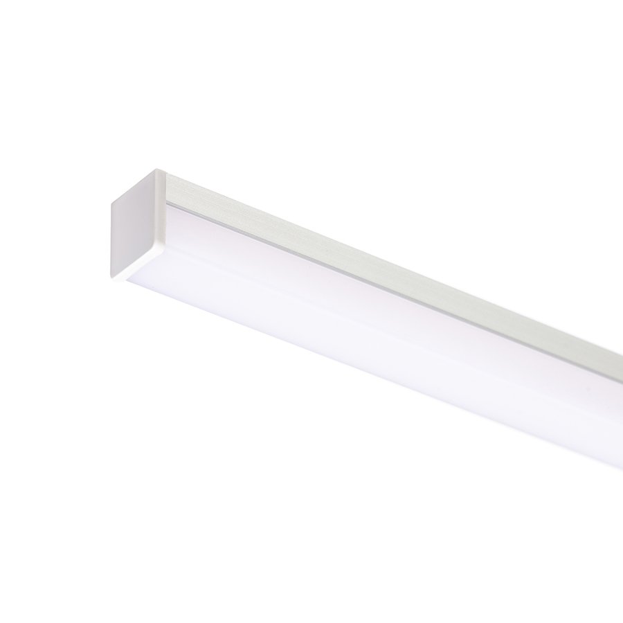 RENDL LED PROFILE H prisadený 1m eloxovaný hliník/matný akrylát – obrázok 1