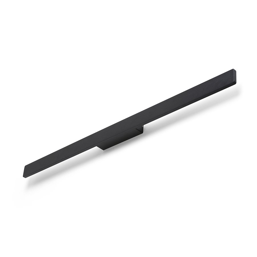 RENDL BONAREA 104 nástenná čierna satinovaný akrylát 230V LED 18W 120° IP54 3000K – obrázok 1