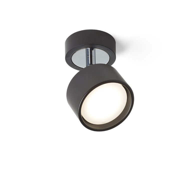 RENDL PIXIE nakláňacia čierna chróm 230V LED GX53 7W – obrázok 1