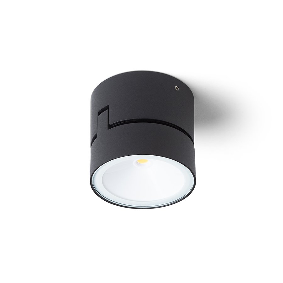 RENDL FLAVIO R prisadená čierna 230V LED 6W 110° IP54 3000K – obrázok 1