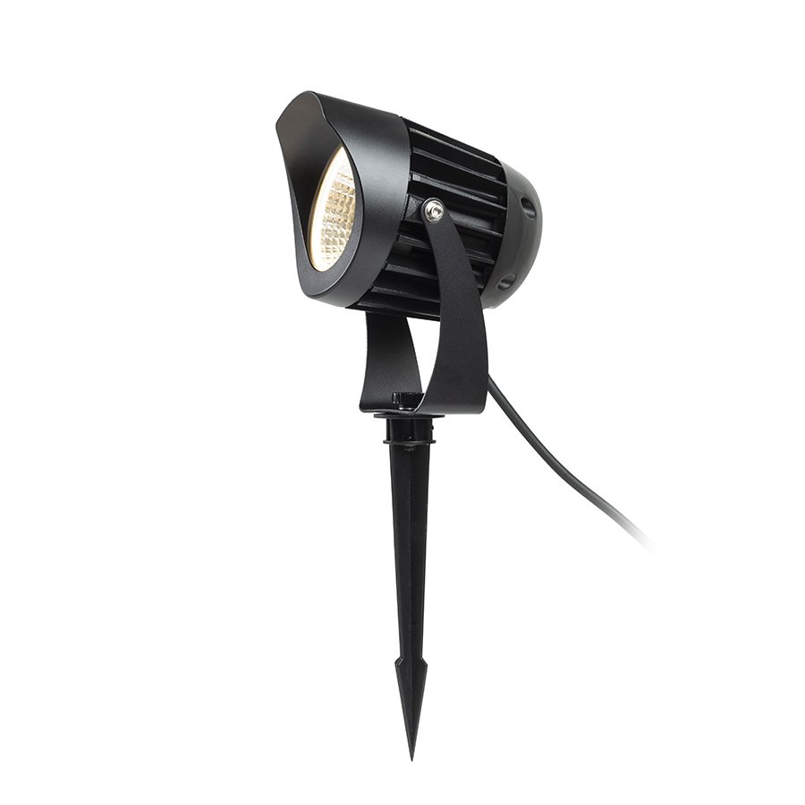 RENDL HAVANA na bodci čierna 230V LED 20W 26° IP65 3000K – obrázok 1