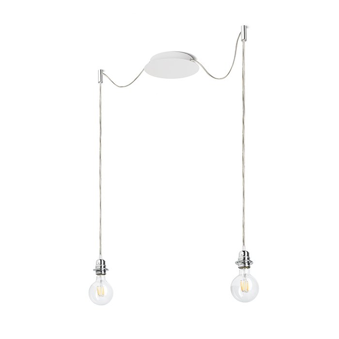 RENDL KOMBIX 2 závesná súprava BZ+TK+CHO 230V LED E27 2x15W – obrázok 1