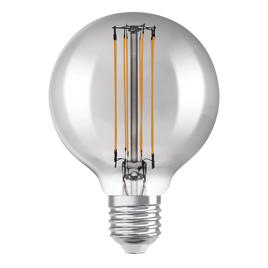 RENDL OSRAM Globe 80 DIMM dymová 230V E27 LED EQ42 1800K – obrázok 1