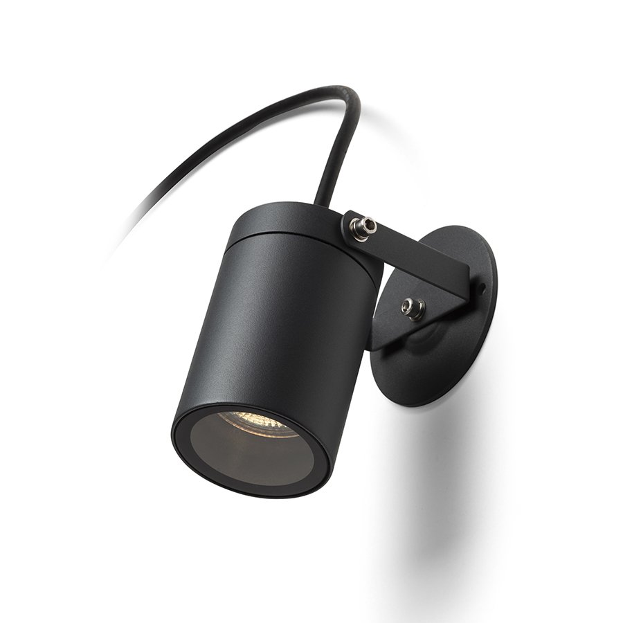RENDL NAVONA prisadená antracitová 230V LED GU10 8W IP65 – obrázok 1